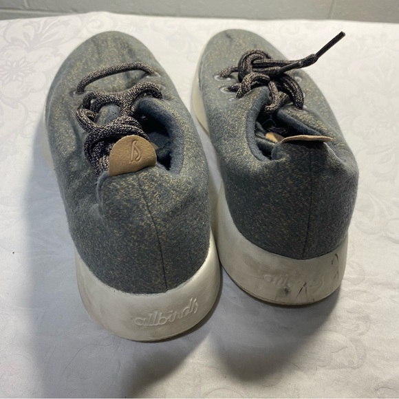 Allbirds Wool Runners Light Heather Gray Women’s 7 Regular Classic Lace Up Grey - Picture 6 of 10
